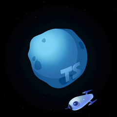 使用 Remotion 框架制作的太空主题动态视频界面