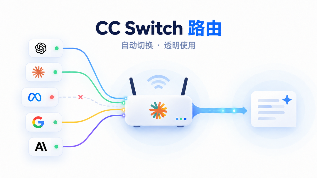 CC Switch 路由功能示意图