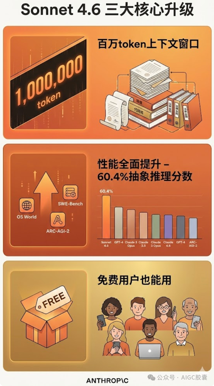 Anthropic Sonnet 4.6三大核心升级特性概览