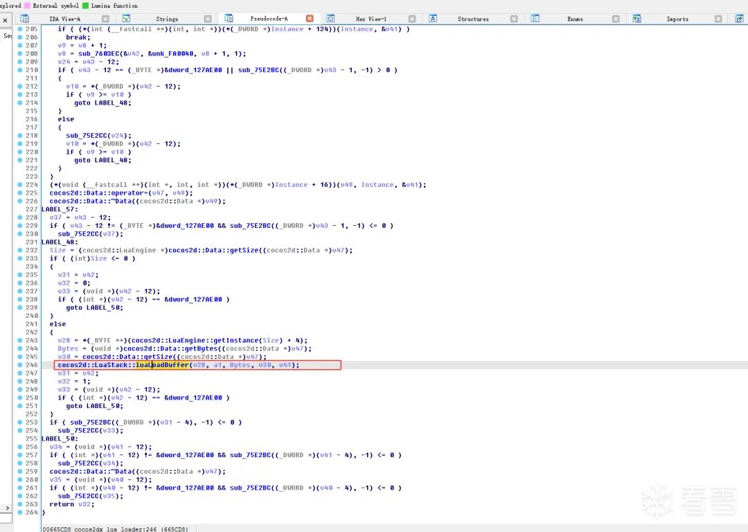 cocos2dx_lua_loader函数反编译代码片段