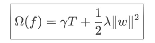 XGBoost正则化项公式