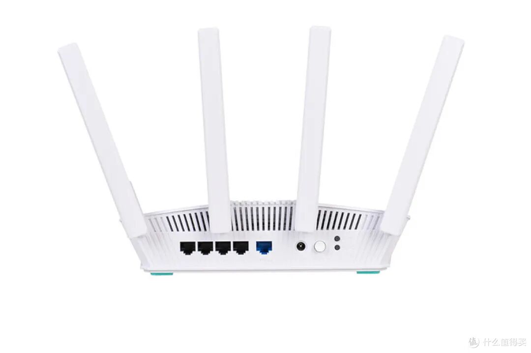 天选游戏路由2 Pro背部接口，2.5G WAN/LAN