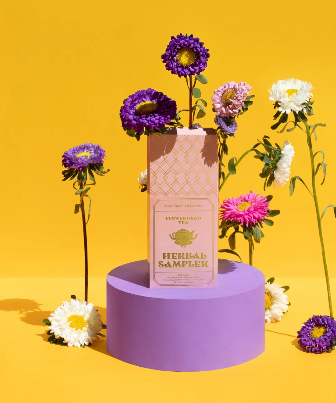 FLOWERHEAD TEA样品礼盒展示