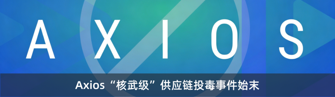 推荐文章配图：Axios供应链投毒事件
