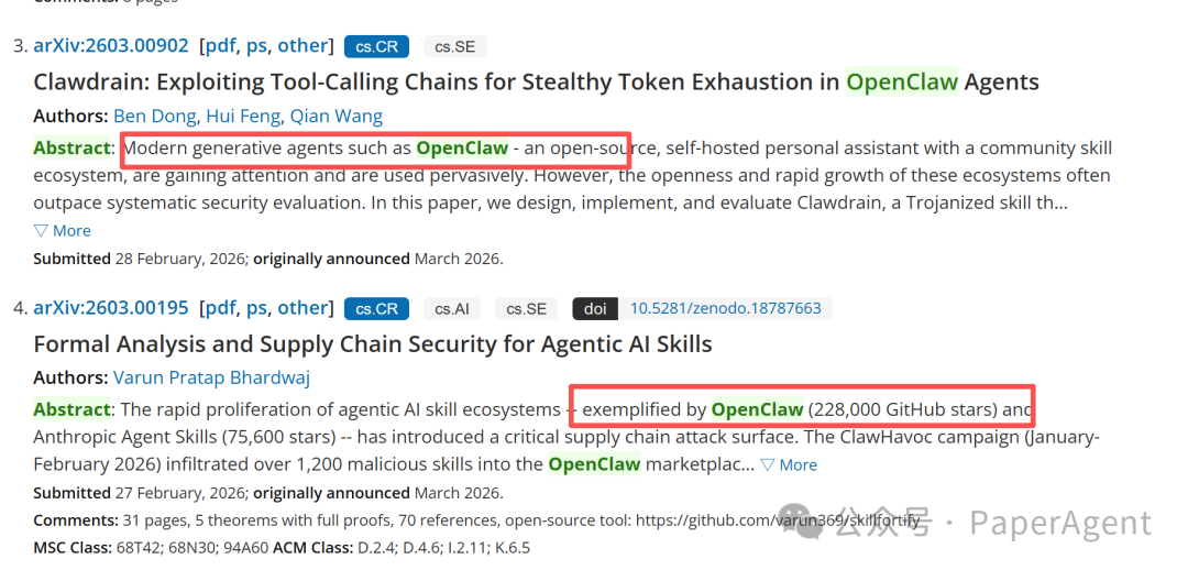 OpenClaw安全论文概览：Clawdrain与SkillFortify