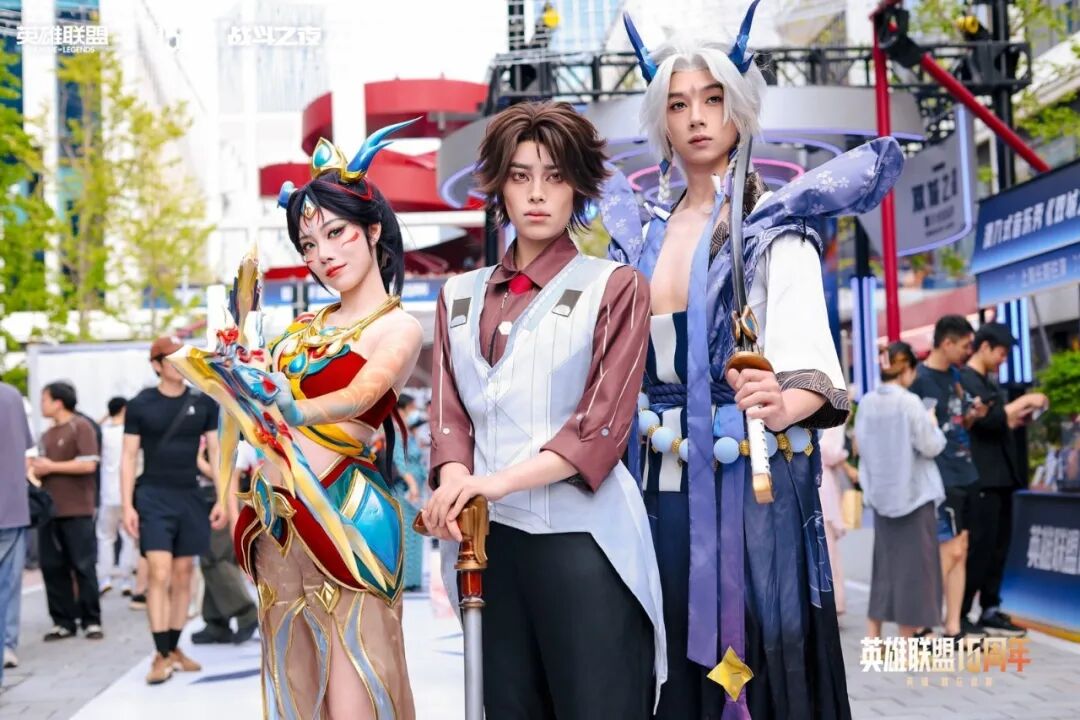 英雄联盟cosplay活动现场