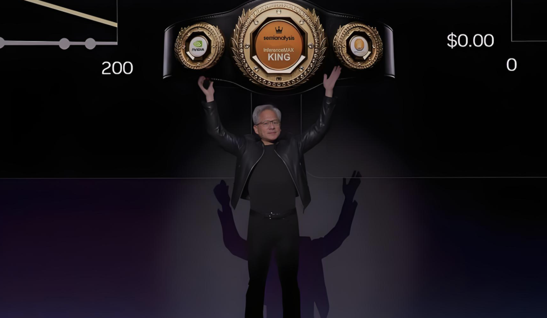 黄仁勋举起“token之王”奖牌