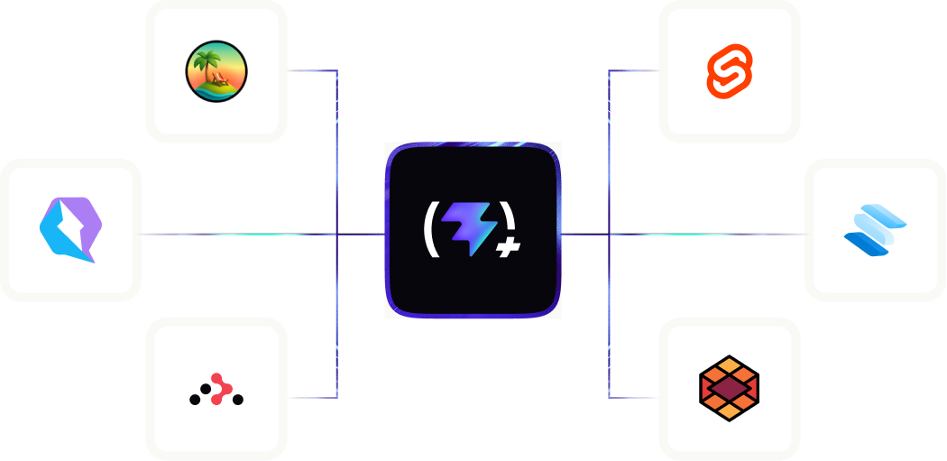 Vite+ 应用图标在众多工具中