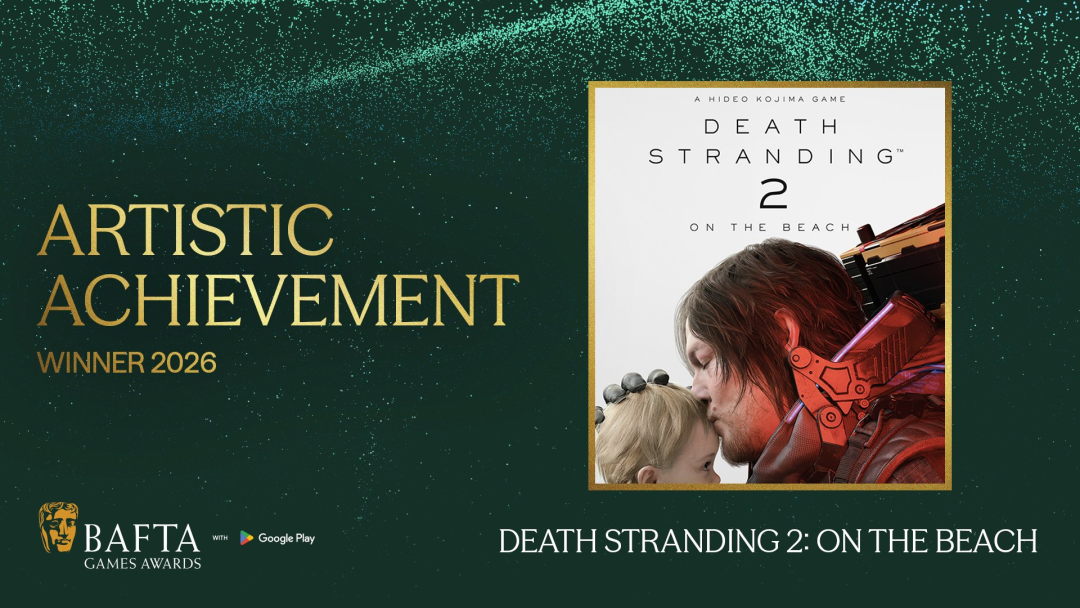 BAFTA游戏奖艺术成就奖获奖海报：《死亡搁浅2：冥滩之上》