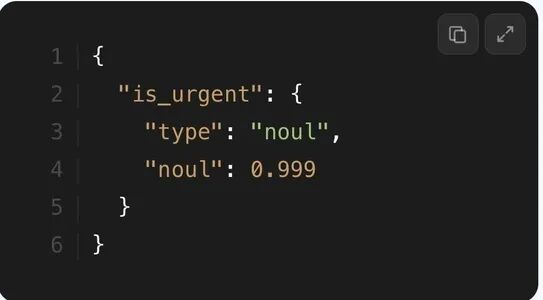 is_urgent 字段返回的 Noul 结构化结果