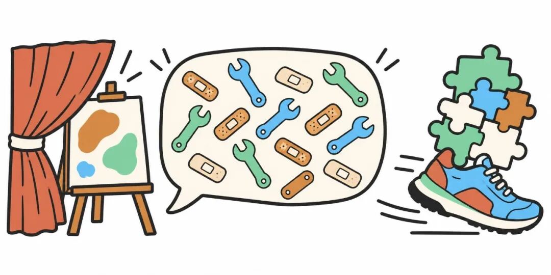 Claude Design 关停与 Slack 修复示意插画