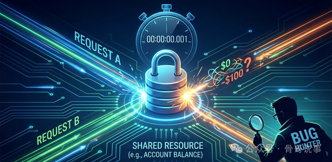 竞争条件漏洞原理示意图