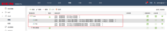NginxPlus流量管理配置,xpm和http路由带宽参数设置