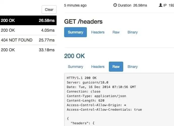 ngrok 流量监控界面