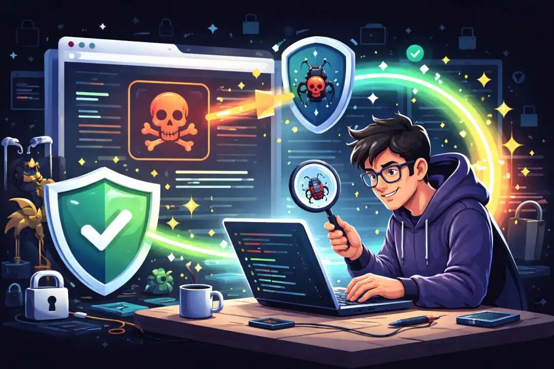 探索Web安全的程序员使用放大镜观察代码中的漏洞