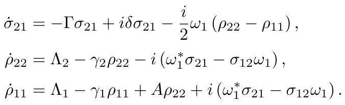 布居振荡主方程