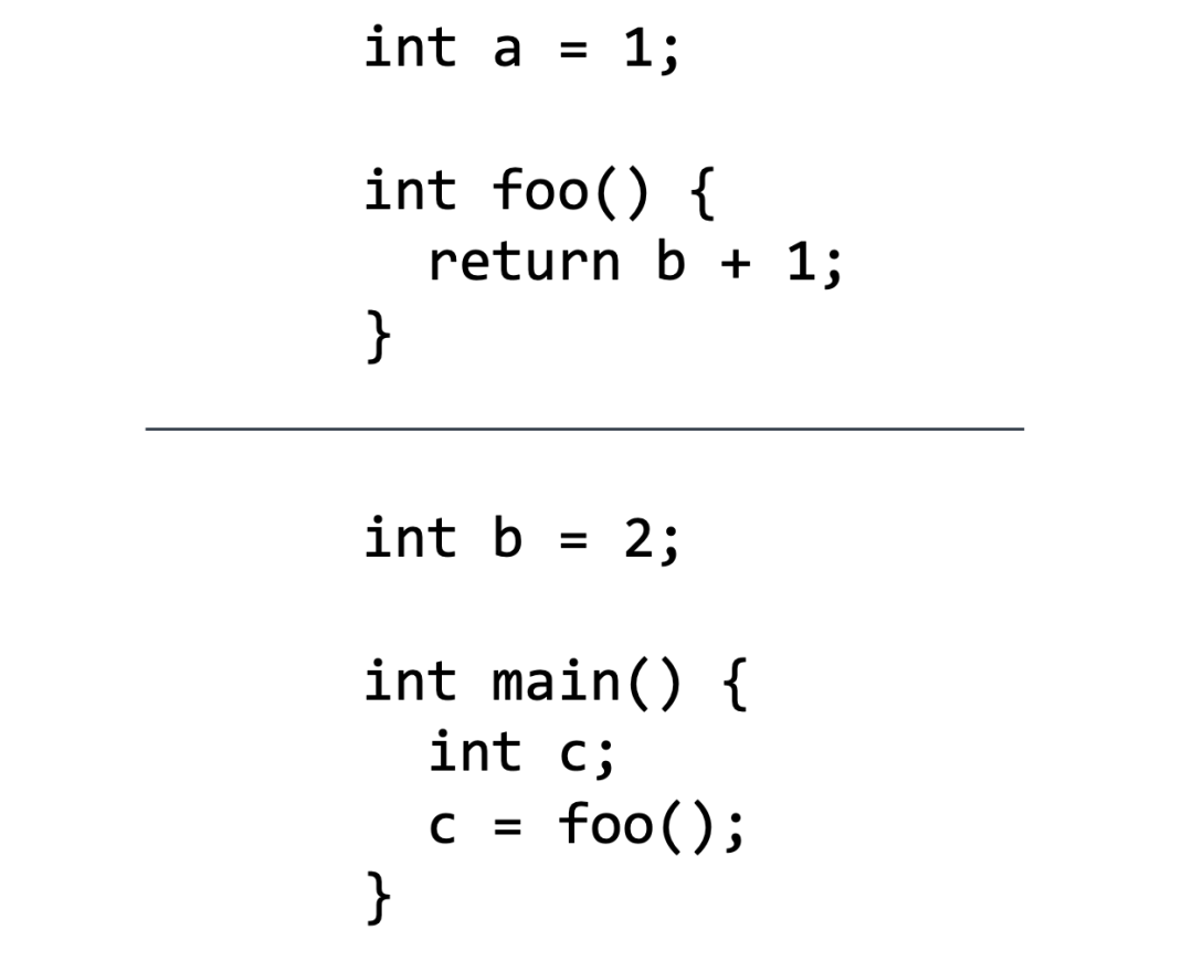 代码示例:跨模块变量引用