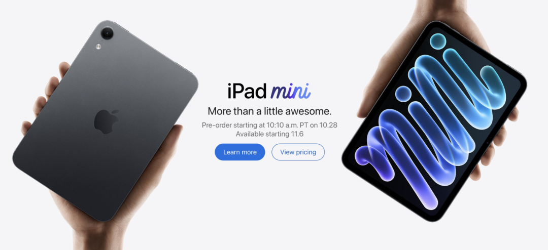 iPad mini OLED版官方宣传海报