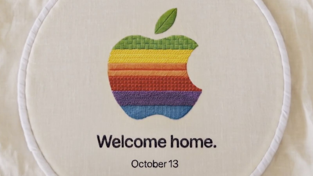 苹果10月13日Welcome Home发布会预告刺绣图
