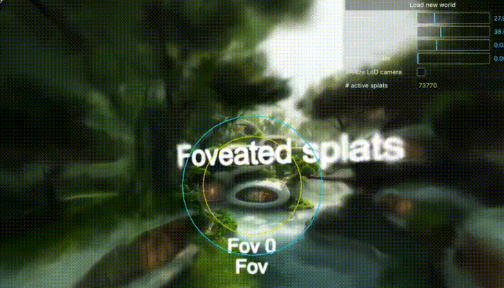 基于注视点渲染的演示动图