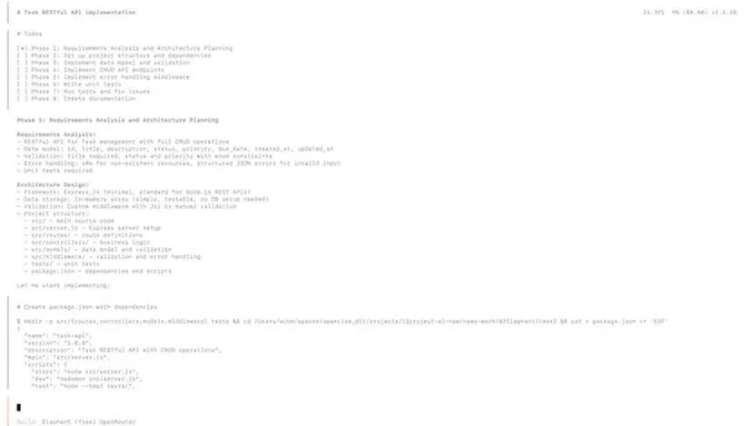项目需求分析与架构规划阶段的代码截图