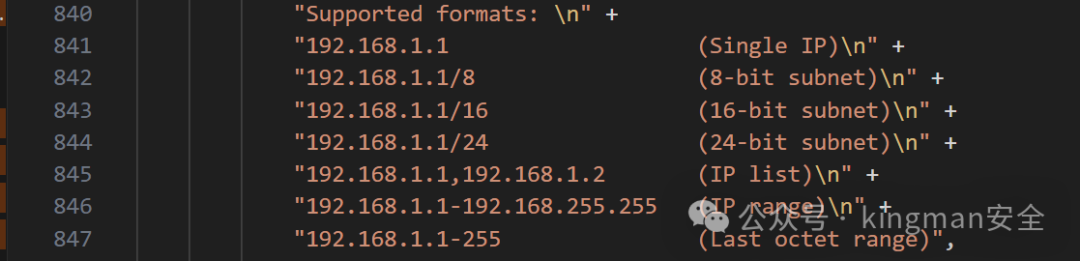 删除代码中其他明显的帮助文本