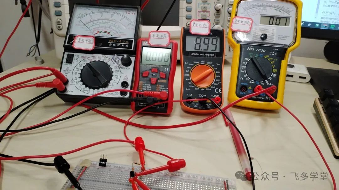 截止状态仪表读数