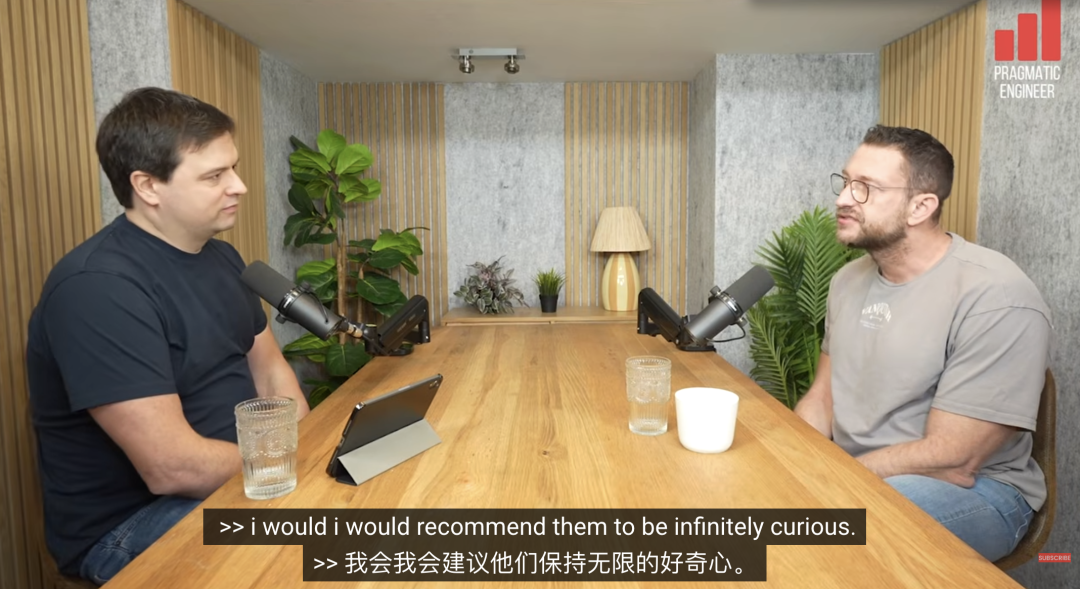 Peter建议新人保持好奇心