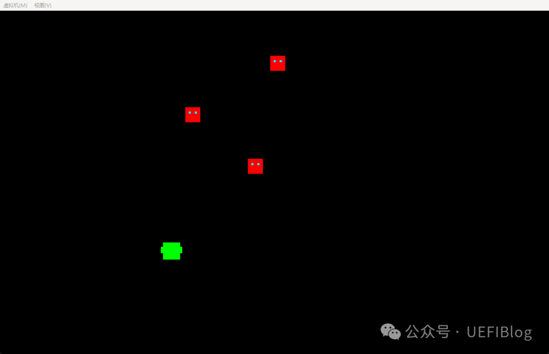 早期粗糙的游戏界面