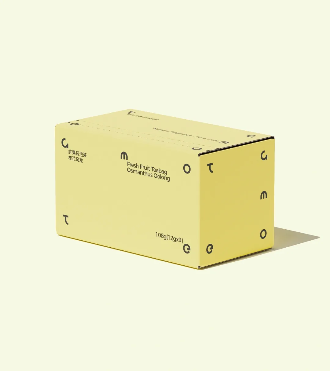 TeAmo桂花乌龙茶包装盒