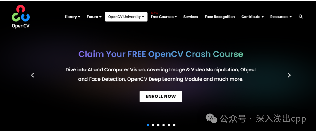 OpenCV官方网站