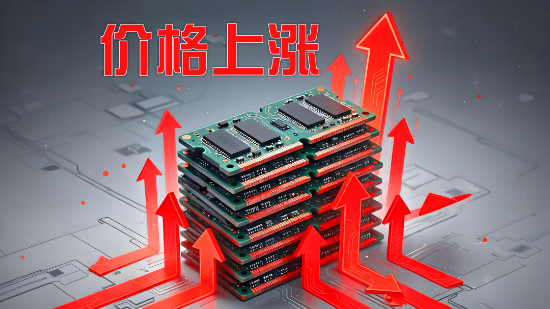 内存价格飙升概念图